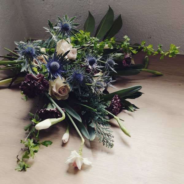 Bouquet de fleurs de saison issu d'un abonnement