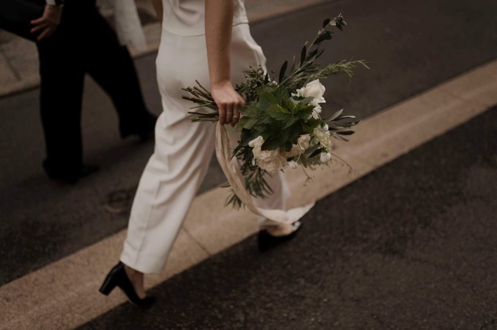 bouquet mariee blanc vegetal naturel sauvage poetique