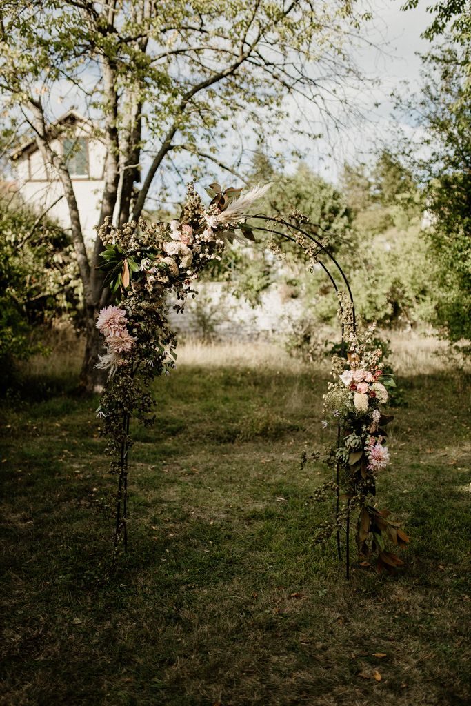 mariage romantique bohème giverny