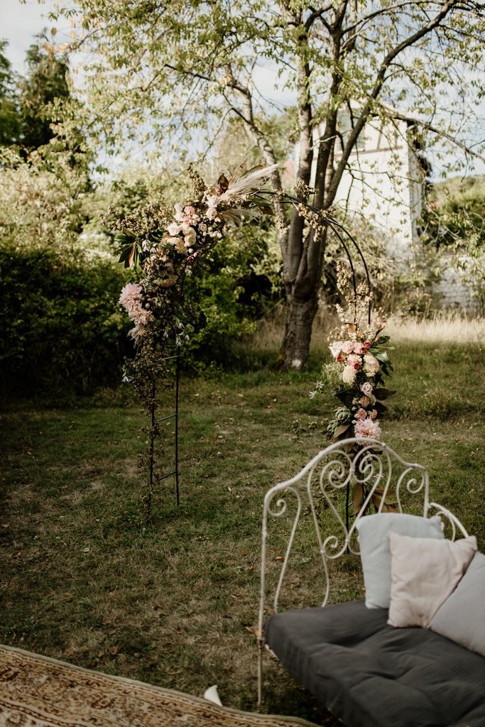 mariage romantique bohème giverny