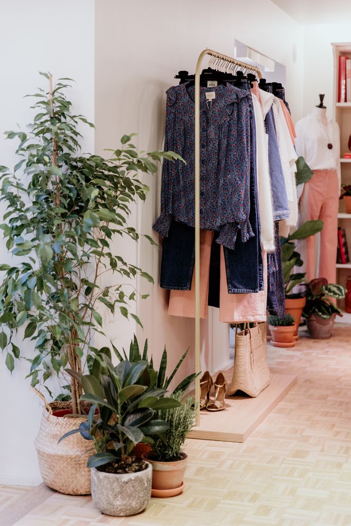 vegetalisation boutique sezane nantes