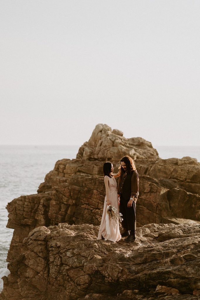 elopement mariage fleurs sechees