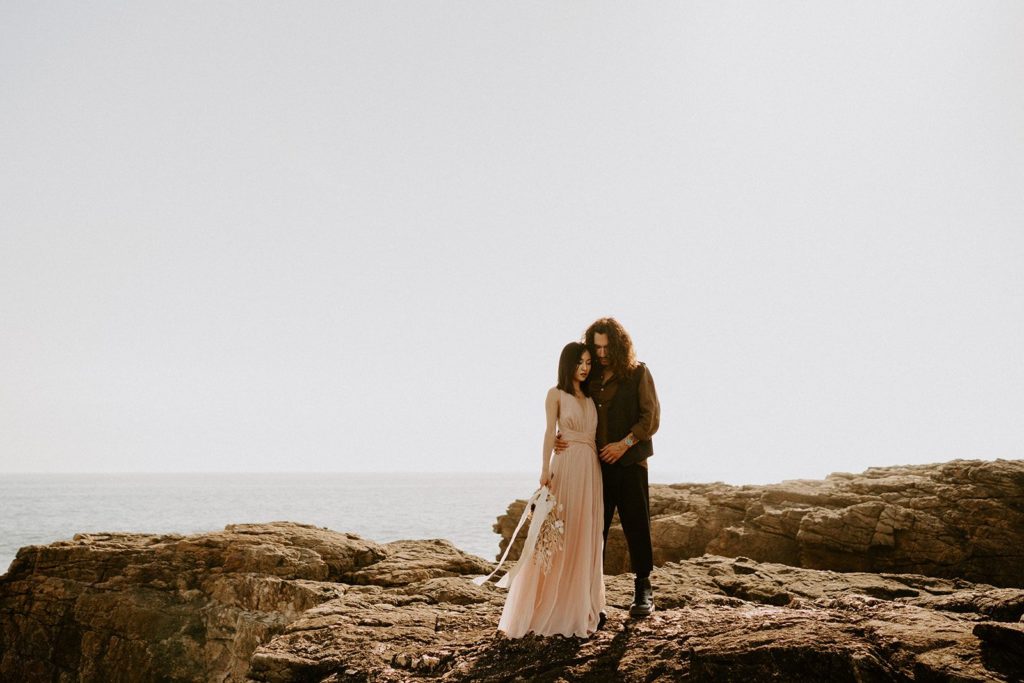 elopement mariage fleurs sechees