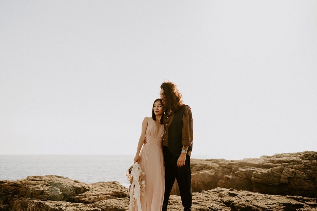 elopement mariage fleurs sechees