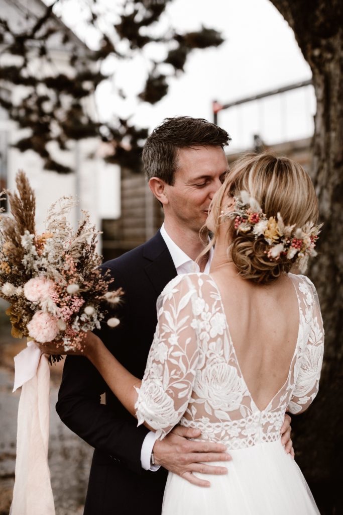 mariage fleurs sechees