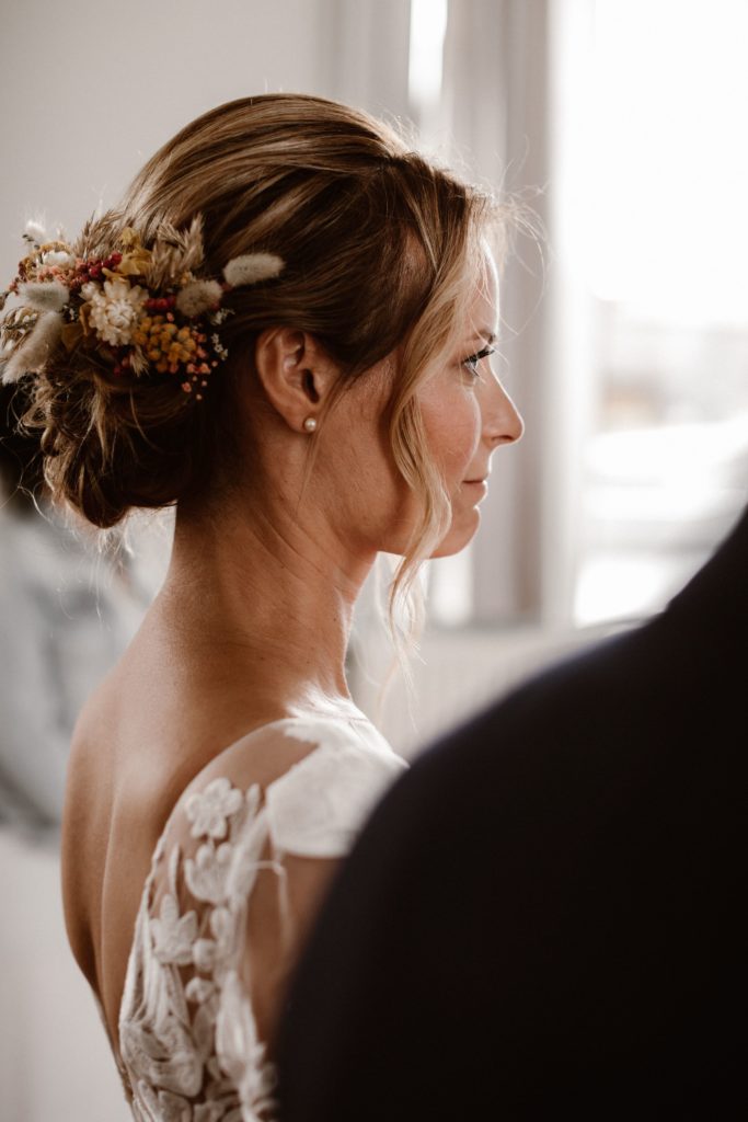 mariage fleurs sechees