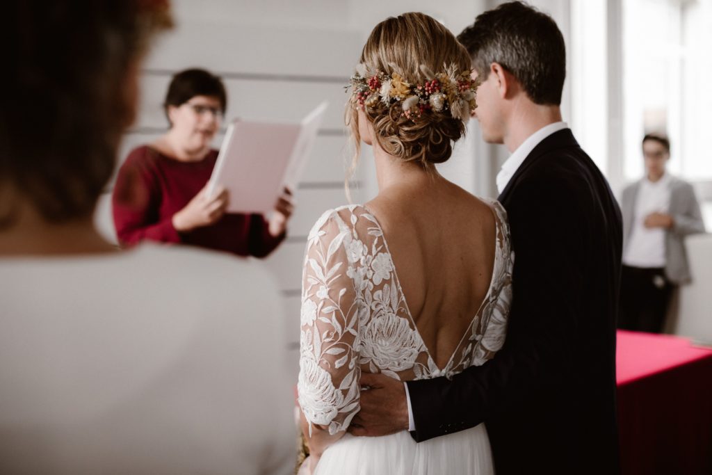 mariage fleurs sechees