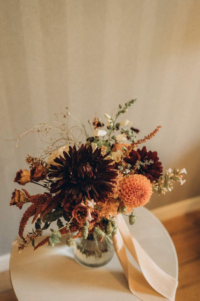 bouquet de mariee automne