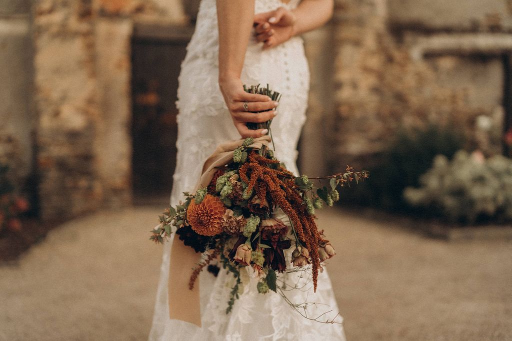 bouquet de mariee automne