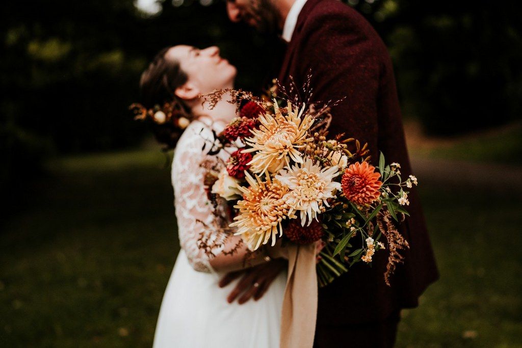 bouquet mariée automne