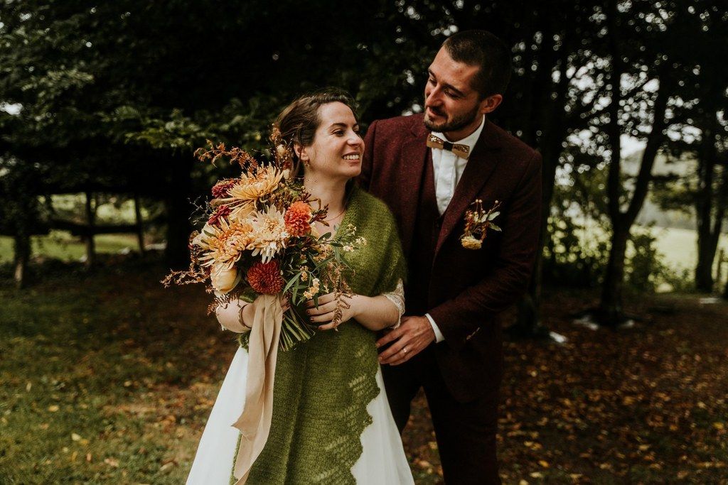 bouquet mariée automne