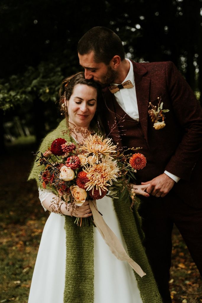 bouquet mariée automne