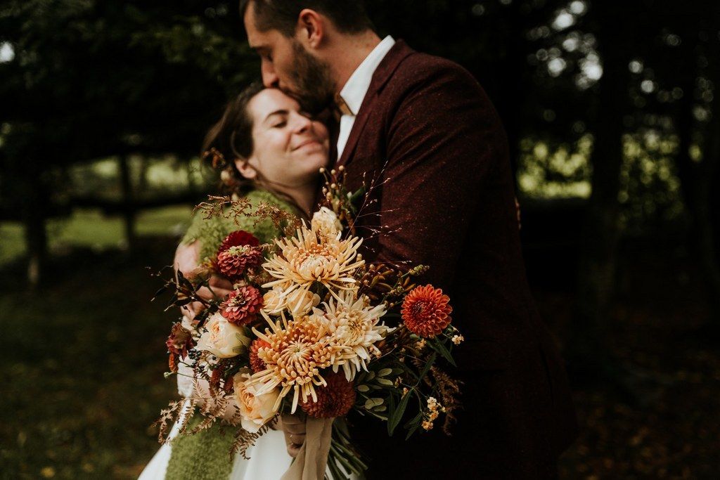 bouquet mariée automne