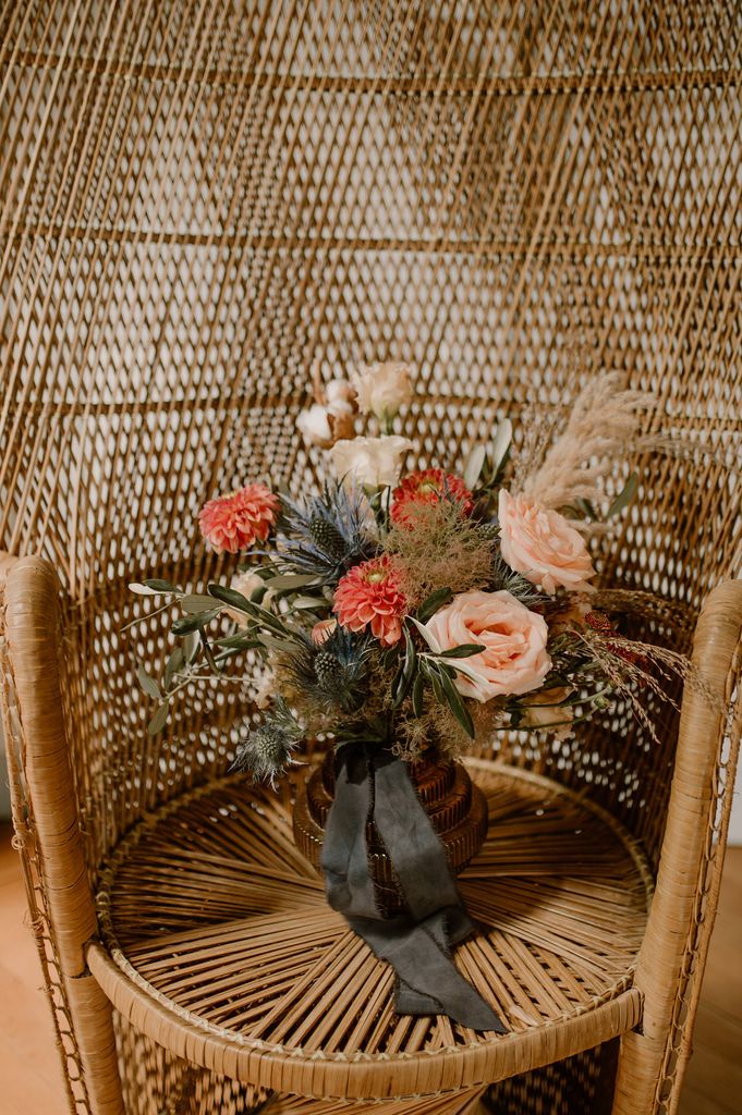 bouquet marie terracotta sauvage
