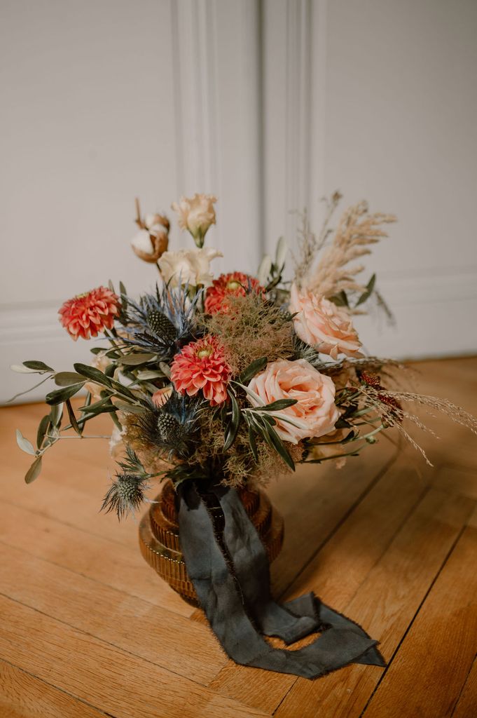 bouquet marie terracotta sauvage