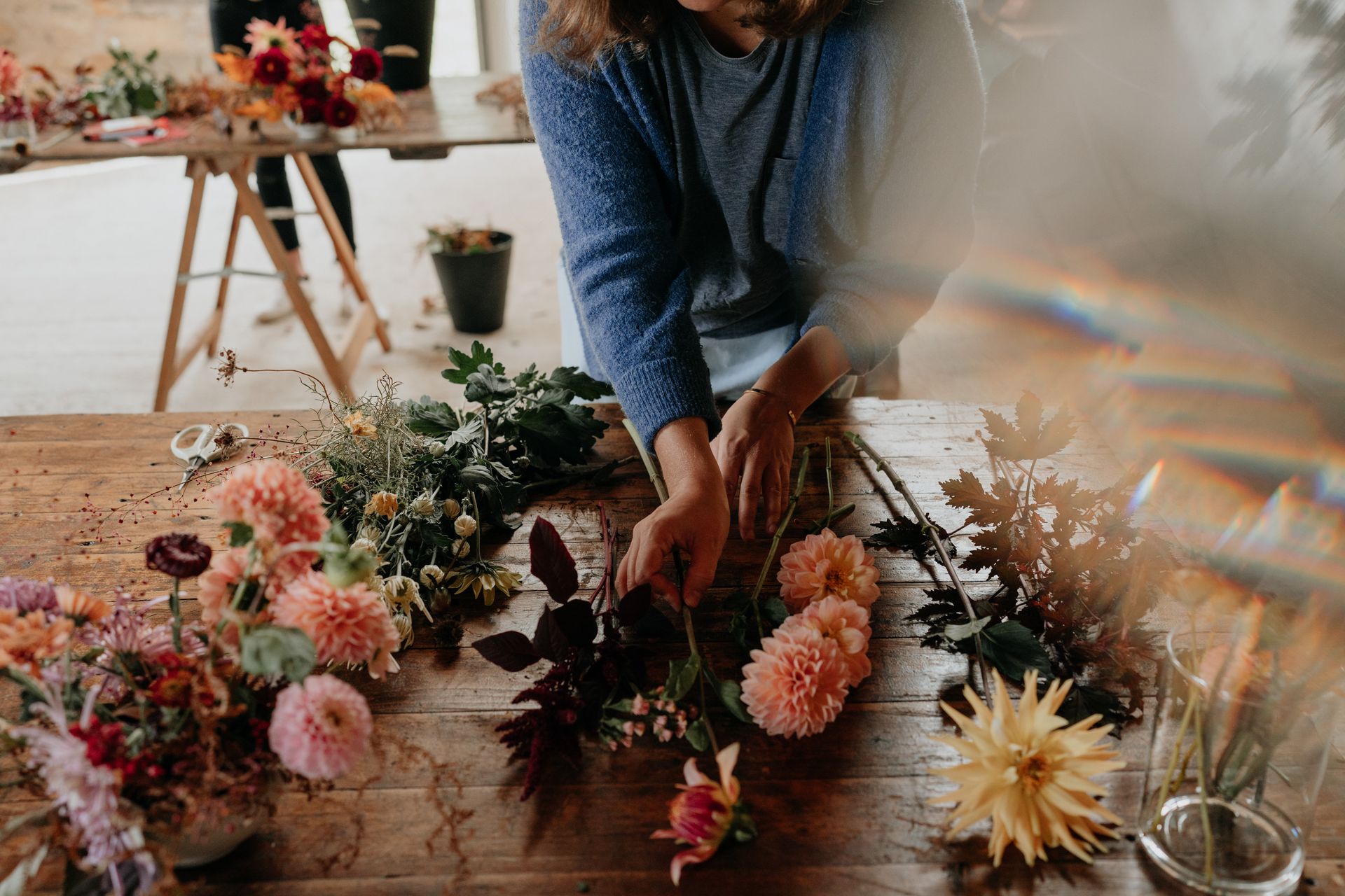 workshop fleuriste ecoresponsable ferme florale