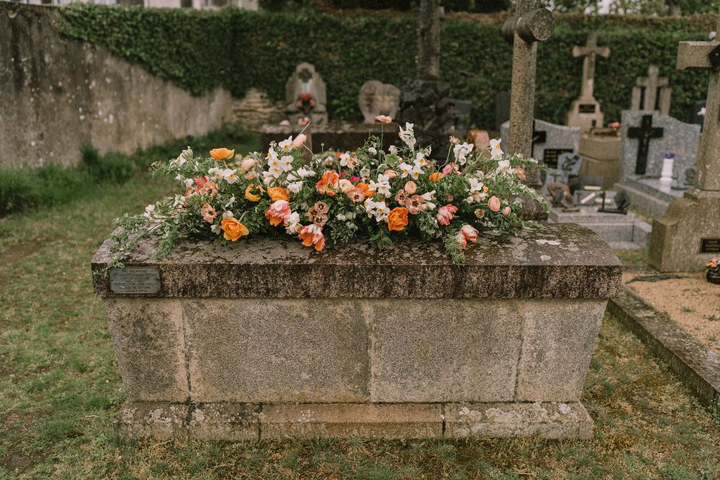 dessus cercueil formation fleuriste deuil écoresponsable sans mousse florale